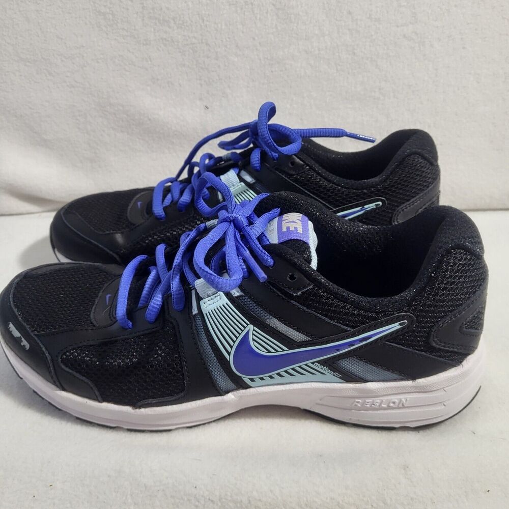 Nike Women's Dart 10 Ice Blue/Metallic Silver/Violet Force 580428-001 Size 9